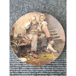 Norman Rockwell Knowles The Cobbler Plate 1978‎ Numbered Limited Edition #4,908J